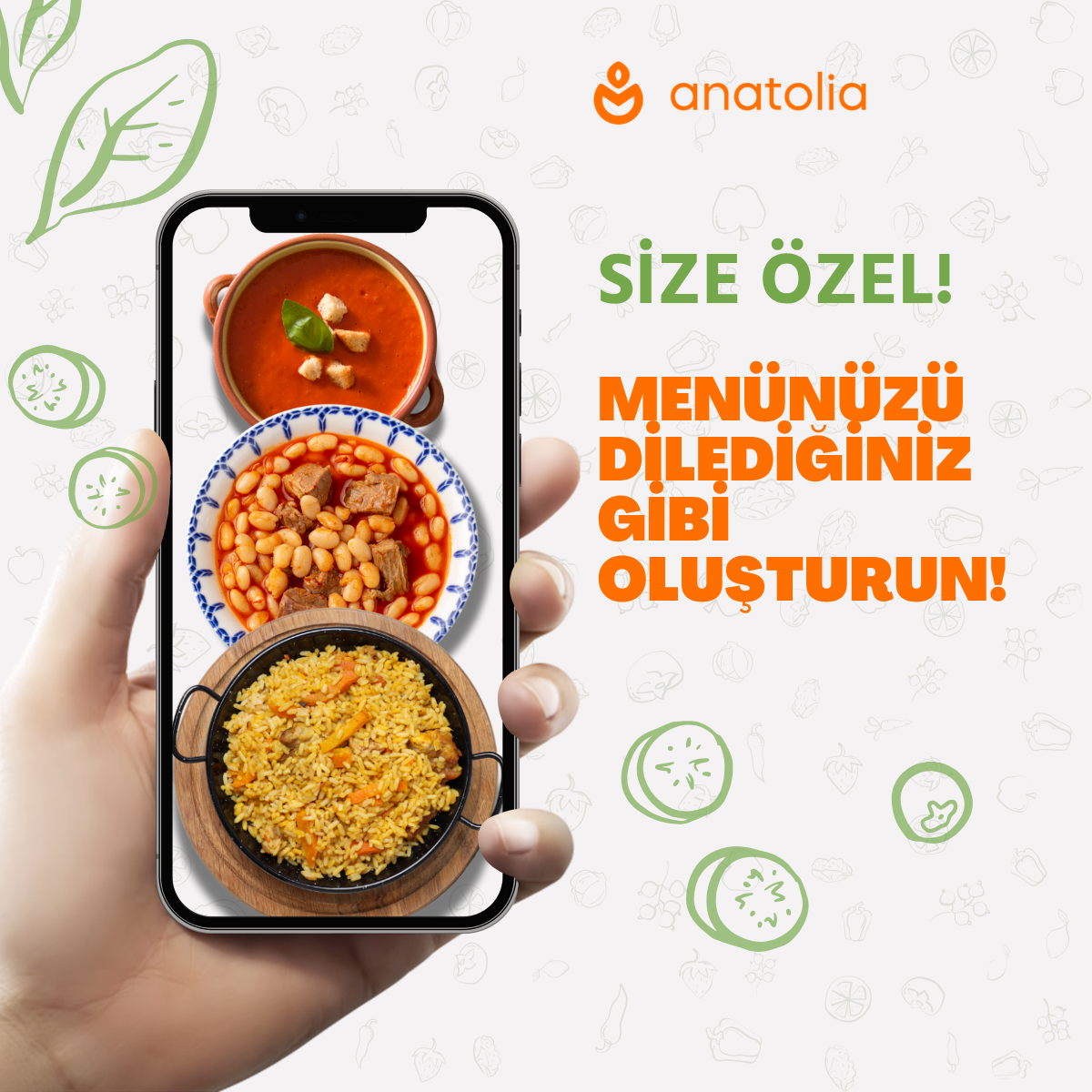 Size Özel Menü!